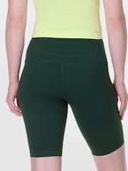 Sweaty Betty Green Power 9" Biker Shorts - Image 4 of 8