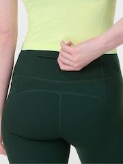 Sweaty Betty Green Power 9" Biker Shorts - Image 6 of 8
