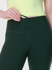 Sweaty Betty Green Power 9" Biker Shorts - Image 7 of 8