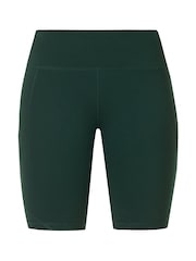 Sweaty Betty Green Power 9" Biker Shorts - Image 8 of 8