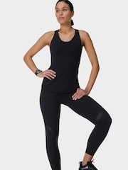 Sweaty Betty Black Power 7/8 Perforated Mesh Workout Leggings - Image 2 of 9