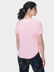 Sweaty Betty Pink Breathe Easy T-Shirt - Image 2 of 7