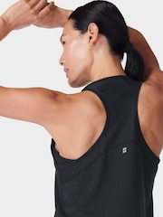 Sweaty Betty Black Breathe Easy Mesh Run Tank Top - Image 5 of 6