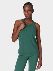 Sweaty Betty Green Breathe Easy Run Tank Top - Image 4 of 7
