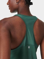 Sweaty Betty Green Breathe Easy Run Tank Top - Image 6 of 7