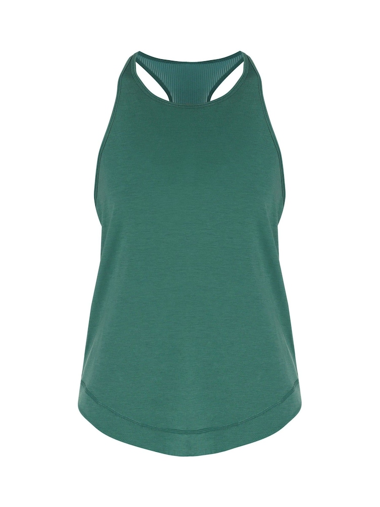 Sweaty Betty Green Breathe Easy Run Tank Top - Image 7 of 7