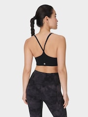 Sweaty Betty Black Soft Ribbed Bra - Image 2 of 6