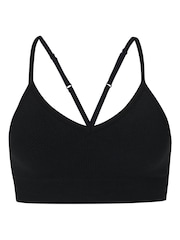Sweaty Betty Black Soft Ribbed Bra - Image 6 of 6
