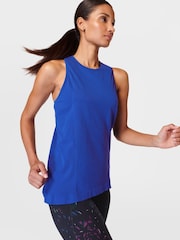 Sweaty Betty Blue Athlete Seamless Featherweight Workout Tank - Image 1 of 8