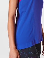 Sweaty Betty Blue Athlete Seamless Featherweight Workout Tank - Image 7 of 8