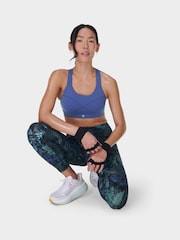 Sweaty Betty Blue Medium Power Support Sports Bra - Image 3 of 6