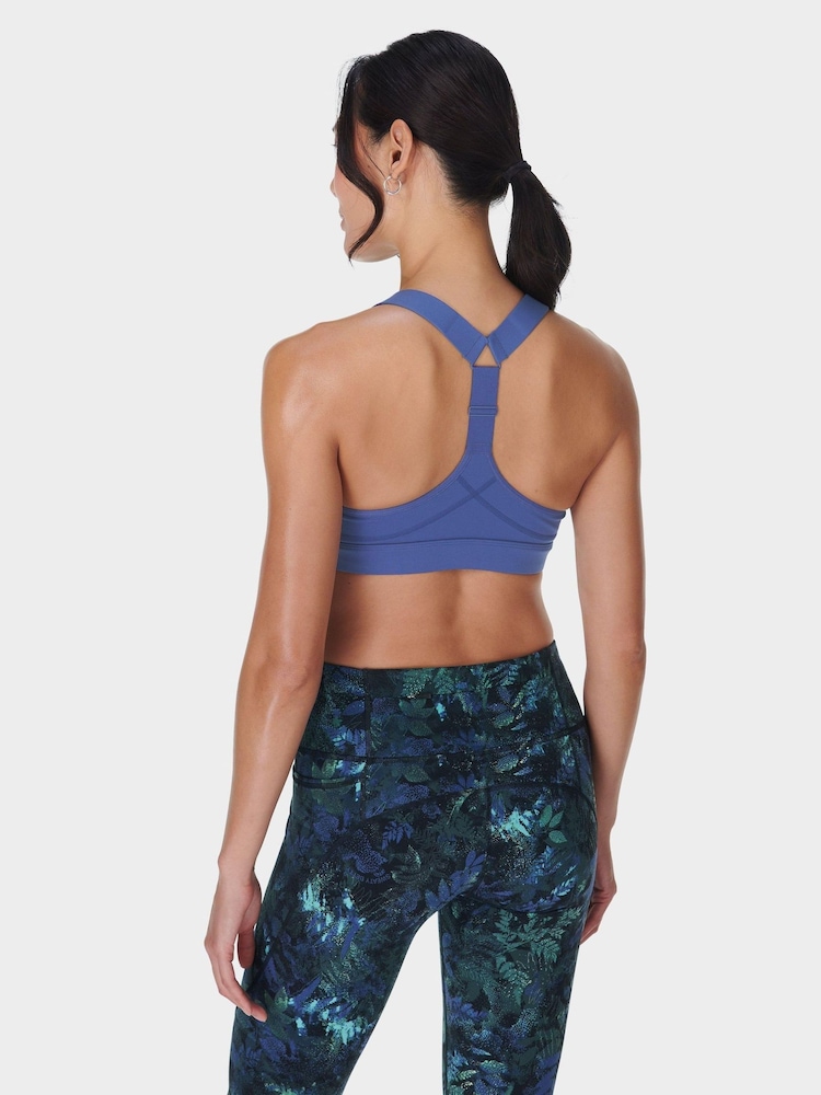 Sweaty Betty Blue Medium Power Support Sports Bra - Image 4 of 6