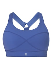 Sweaty Betty Blue Medium Power Support Sports Bra - Image 6 of 6