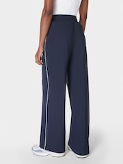 Sweaty Betty Blue 30 inch inside seam Explorer Wide Leg 30" Trousers - Image 2 of 7
