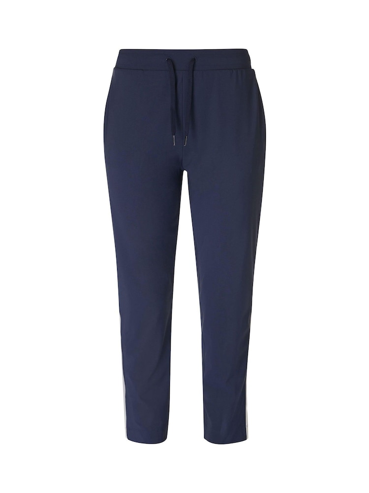 Sweaty Betty Blue 25 inch inside seam Explorer Side Stripe 25" Trousers - Image 6 of 6
