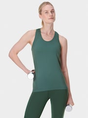 Sweaty Betty Green Athlete Seamless Workout Tank Top - Image 6 of 6