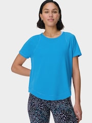 Sweaty Betty Blue Breathe Easy T-Shirt - Image 1 of 7