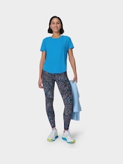 Sweaty Betty Blue Breathe Easy T-Shirt - Image 3 of 7