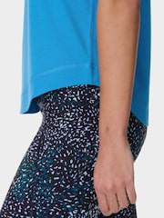 Sweaty Betty Blue Breathe Easy T-Shirt - Image 6 of 7