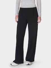 Sweaty Betty Black 32 inch inside seam At Ease Wide Leg 30" Trousers - Image 4 of 7