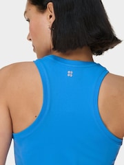 Sweaty Betty Blue Athlete Seamless Workout Tank Top - Image 2 of 5