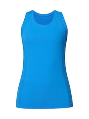 Sweaty Betty Blue Athlete Seamless Workout Tank Top - Image 5 of 5