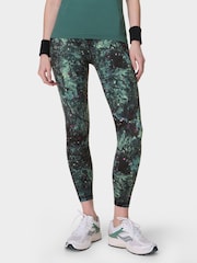Sweaty Betty Dark Green Power 7/8 Workout Leggings - Image 1 of 8
