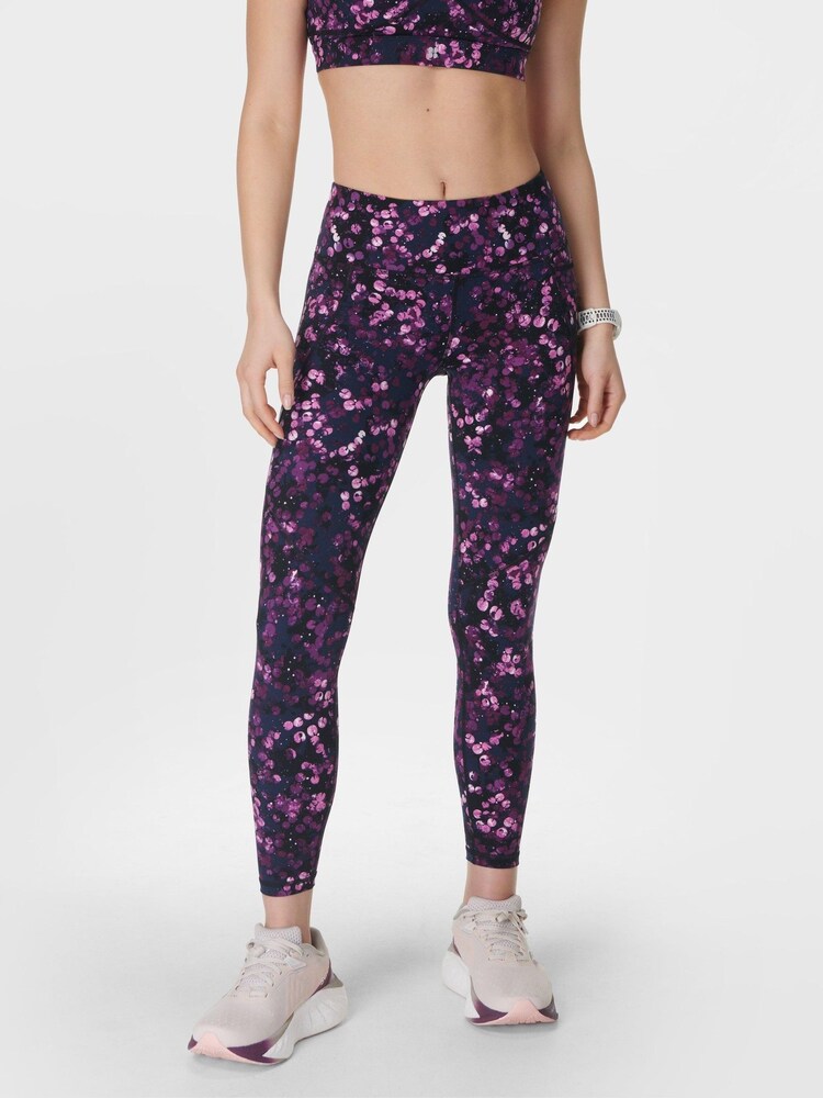 Sweaty Betty Purple 7/8 Length Power Workout Leggings - Image 1 of 9