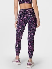 Sweaty Betty Purple 7/8 Length Power Workout Leggings - Image 2 of 9