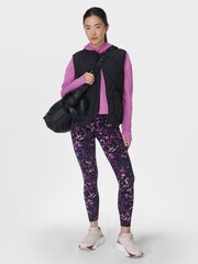 Sweaty Betty Purple 7/8 Length Power Workout Leggings - Image 3 of 9