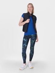 Sweaty Betty Blue Athlete Seamless Workout T-Shirt - Image 3 of 7