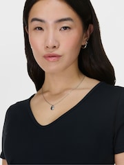 Sweaty Betty Black Gaia V-Neck T-Shirt - Image 3 of 7