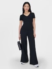 Sweaty Betty Black Gaia V-Neck T-Shirt - Image 4 of 7