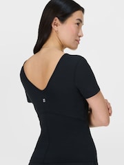 Sweaty Betty Black Gaia V-Neck T-Shirt - Image 6 of 7