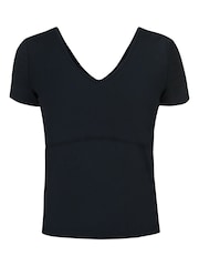 Sweaty Betty Black Gaia V-Neck T-Shirt - Image 7 of 7