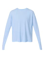 Sweaty Betty Blue Soft Flow Studio Long Sleeve Top - Image 7 of 7
