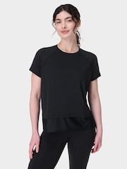 Sweaty Betty Black Breathe Easy Flexi Train T-Shirt - Image 1 of 7