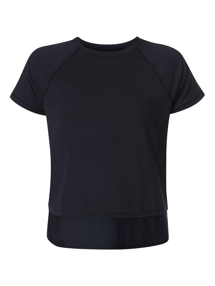 Sweaty Betty Black Breathe Easy Flexi Train T-Shirt - Image 7 of 7