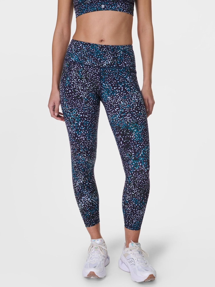 Sweaty Betty Navy Blue 7/8 Length Power Workout Leggings - Image 1 of 8