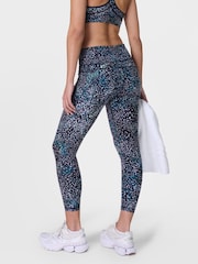 Sweaty Betty Navy Blue 7/8 Length Power Workout Leggings - Image 3 of 8