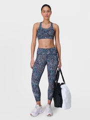 Sweaty Betty Navy Blue 7/8 Length Power Workout Leggings - Image 4 of 8