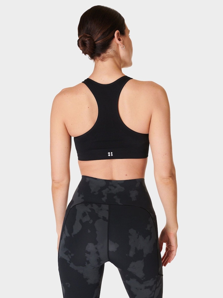 Sweaty Betty Black Stamina Seamless Sports Bra - Image 2 of 6