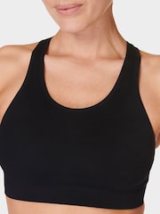 Sweaty Betty Black Stamina Seamless Sports Bra - Image 5 of 6