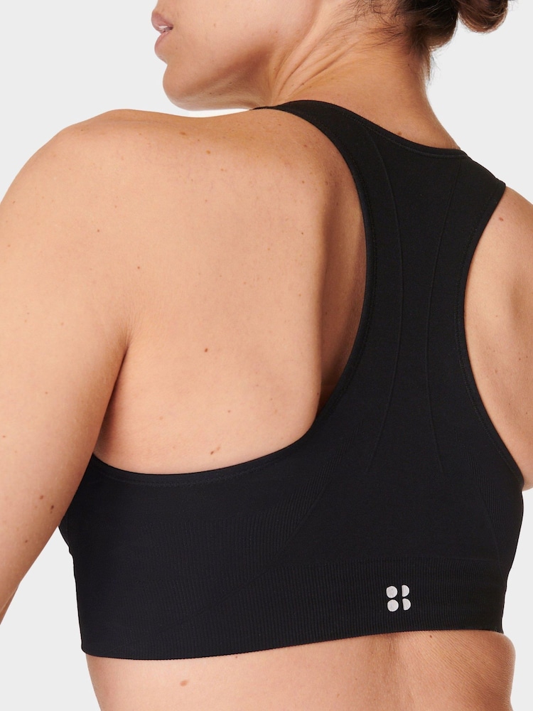 Sweaty Betty Black Stamina Seamless Sports Bra - Image 6 of 6