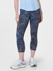 Sweaty Betty Light Blue Power Cropped Workout Leggings - Image 1 of 8