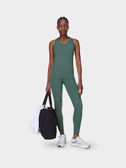 Sweaty Betty Green 7/8 Length Power Embossed Workout Leggings - Image 7 of 10