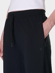 Sweaty Betty Black 32 inch inside seam Explorer Wide Leg 30" Trousers - Image 2 of 7