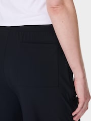 Sweaty Betty Black 32 inch inside seam Explorer Wide Leg 30" Trousers - Image 3 of 7