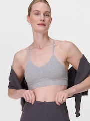 Sweaty Betty Grey Soft Ribbed Bra - Image 1 of 7
