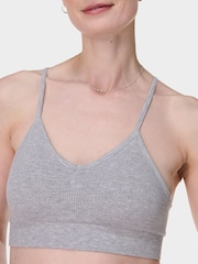 Sweaty Betty Grey Soft Ribbed Bra - Image 2 of 7